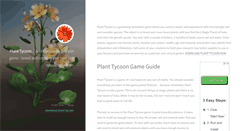 Desktop Screenshot of planttycoon.info