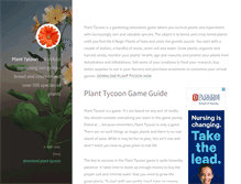 Tablet Screenshot of planttycoon.info